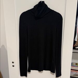 Banana Republic Classic Black Cowl Neck Sweater
